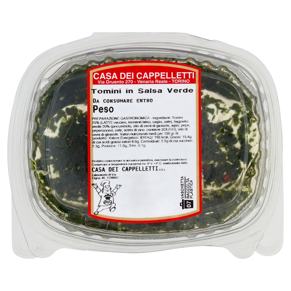 Casa dei Cappelletti Tomini in Salsa Verde 150 g